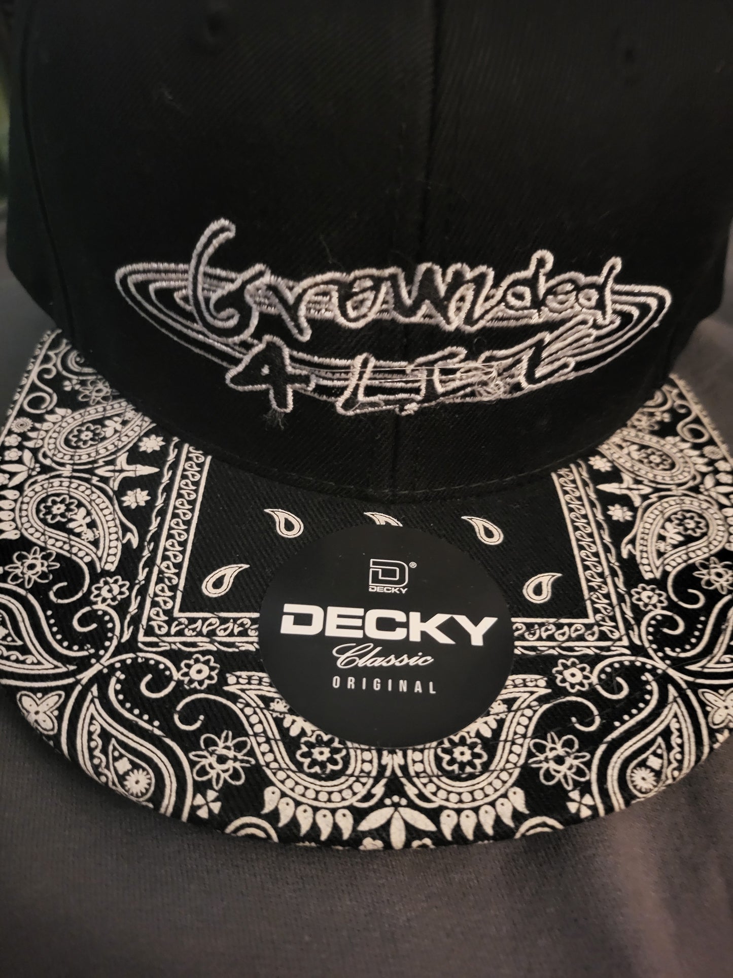 Grounded 4 Life Hat - Decky Bandanna Snapback Hats