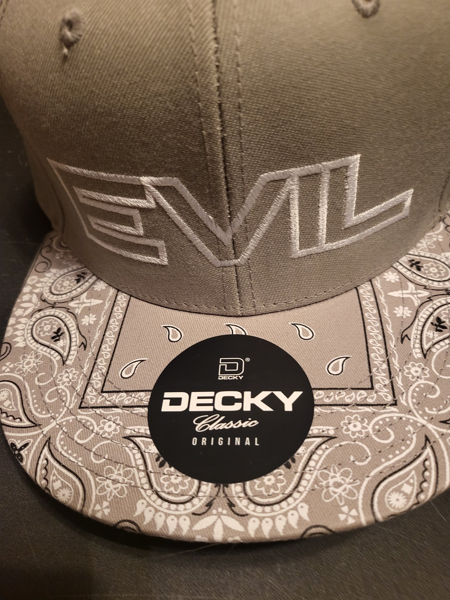 EVIL Club Hat - Decky Bandanna Snapback