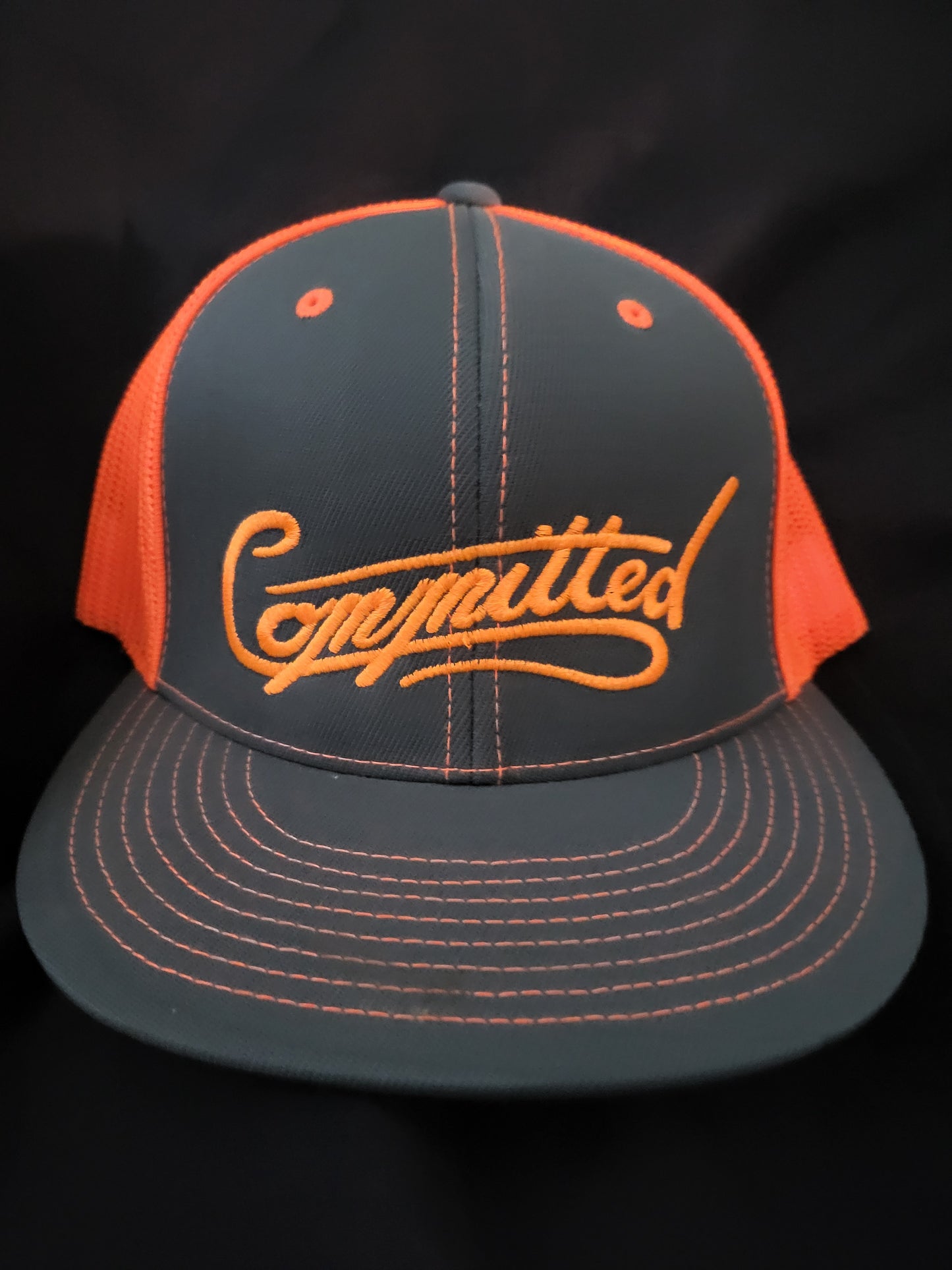 Committed Script Hat  - Bandanna Snapback