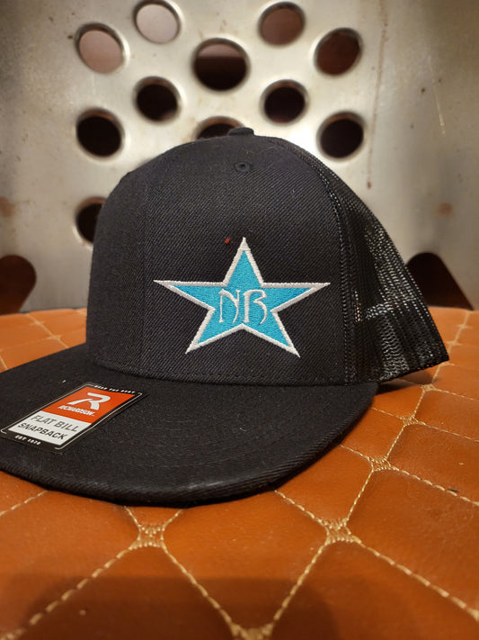 No Regrets Hat Star Logo - Flatbill Trucker