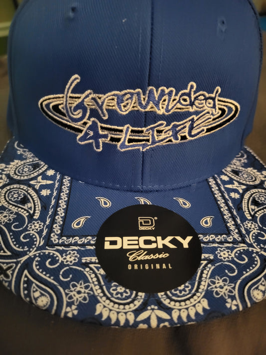 Grounded 4 Life Hat - Decky Bandanna Snapback Hats