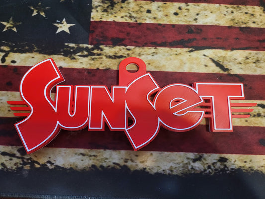 Sunset 3d Printed "Flava Flav" Chain