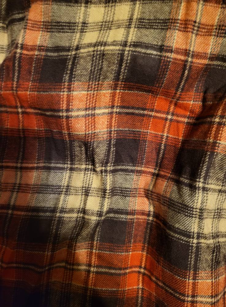 Flannel Jacket Version 21 "Generic Flannel Orange, Black, White"
