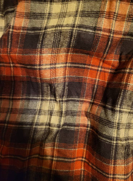 Flannel Jacket Version 21 "Generic Flannel Orange, Black, White"