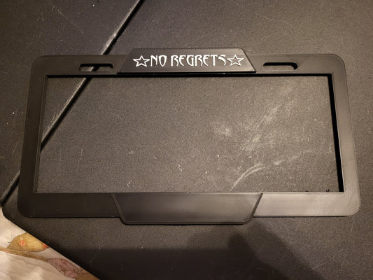 No Regrets Tag Frame